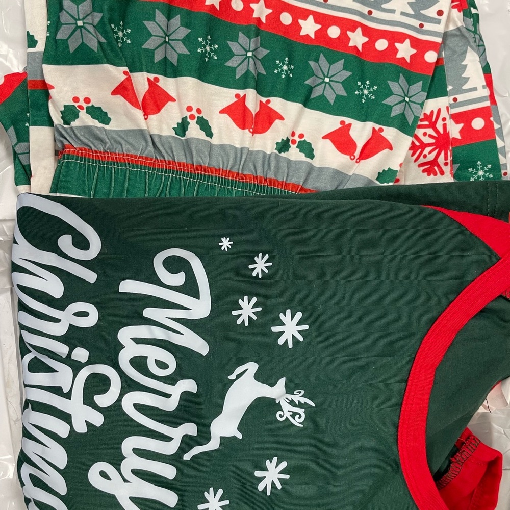 Pat Pat matching family Christmas pjs